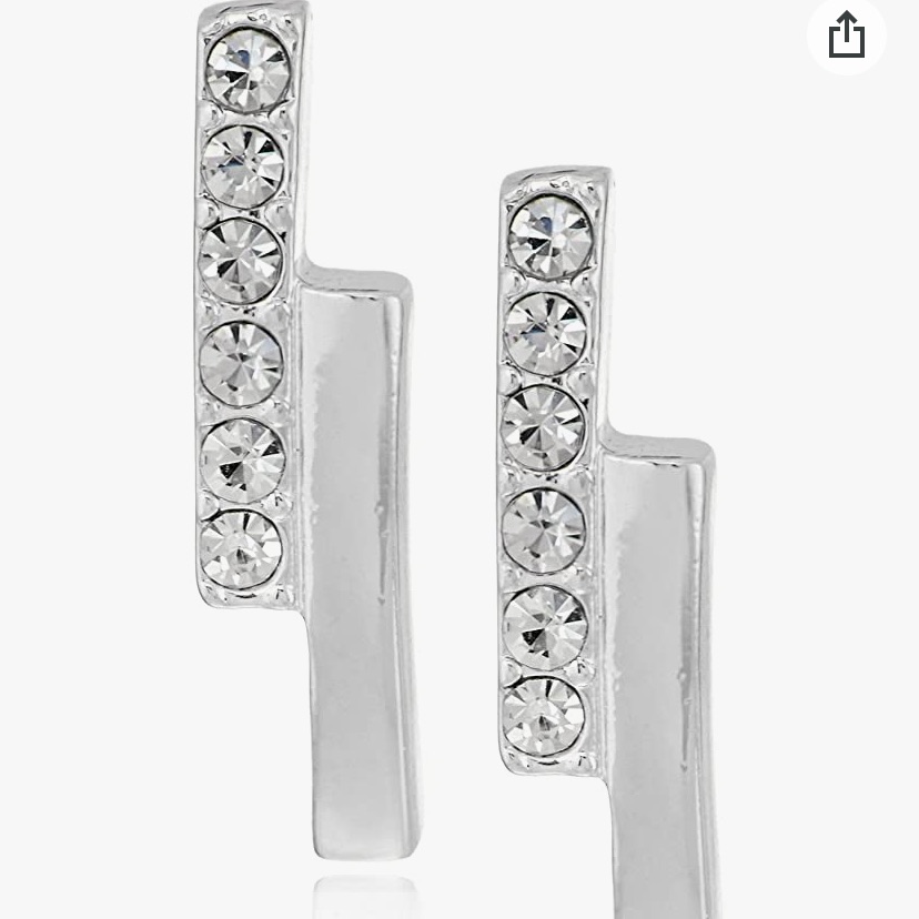 T Tahari Bar Ear Stud Earrings New In Bag